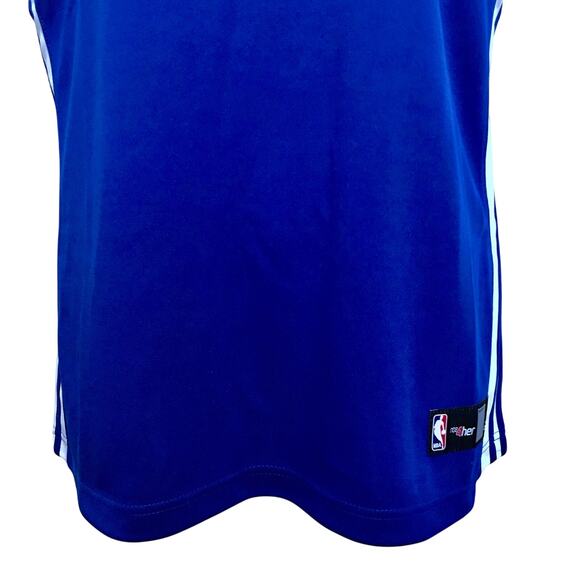Adidas NWOT NBA Blue, White, Orange and Grey Jersey Women 2XL - Picture 3 of 10
